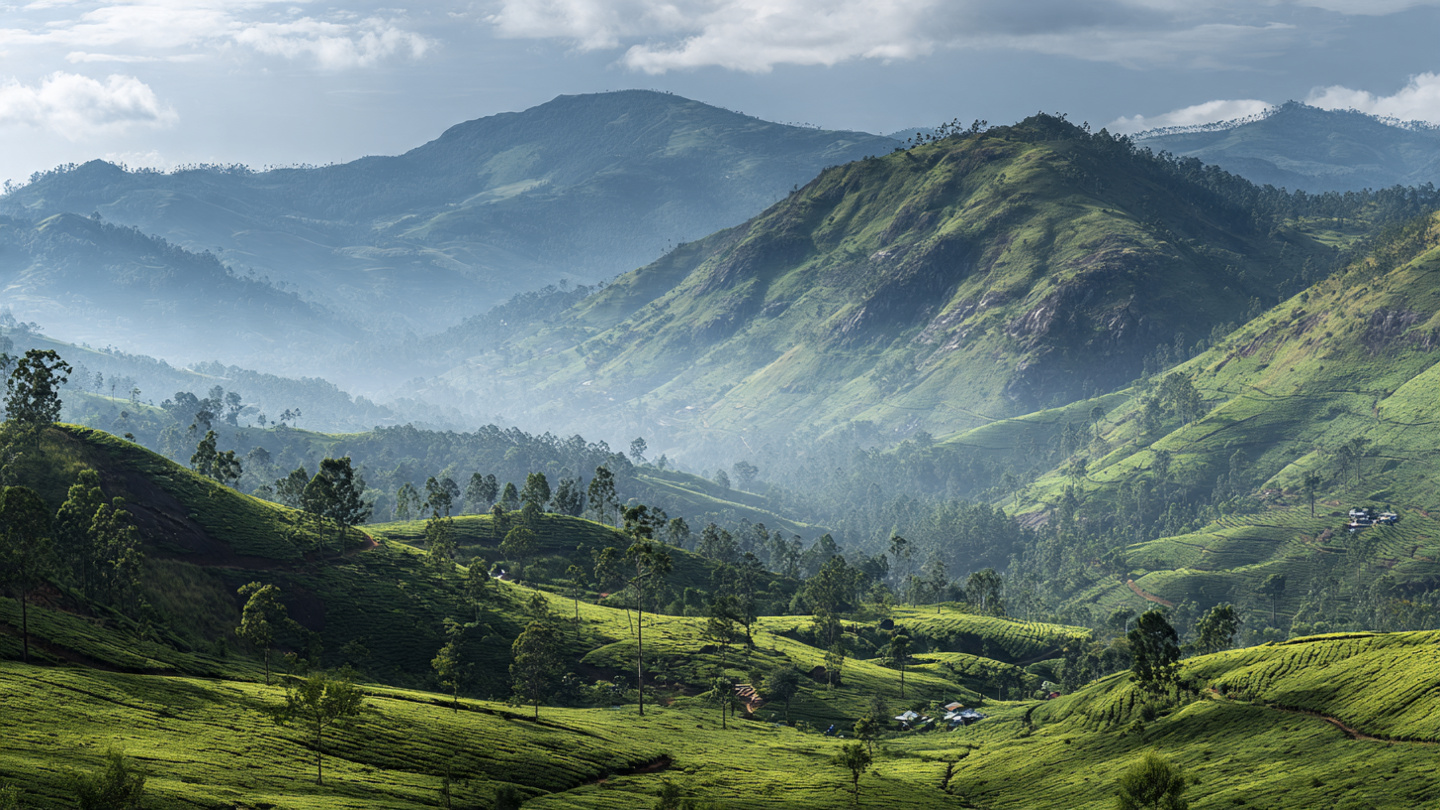 Scenic Sri Lankan landscape